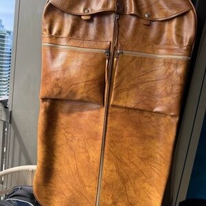 Brown Vintage Garment Bag American tourister